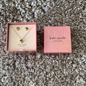 Kate Spade earring/necklace set